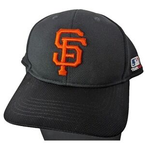 San Francisco Giants MLB Team MLB‎ Hat Cap Black Orange Embroidered Logo Adult